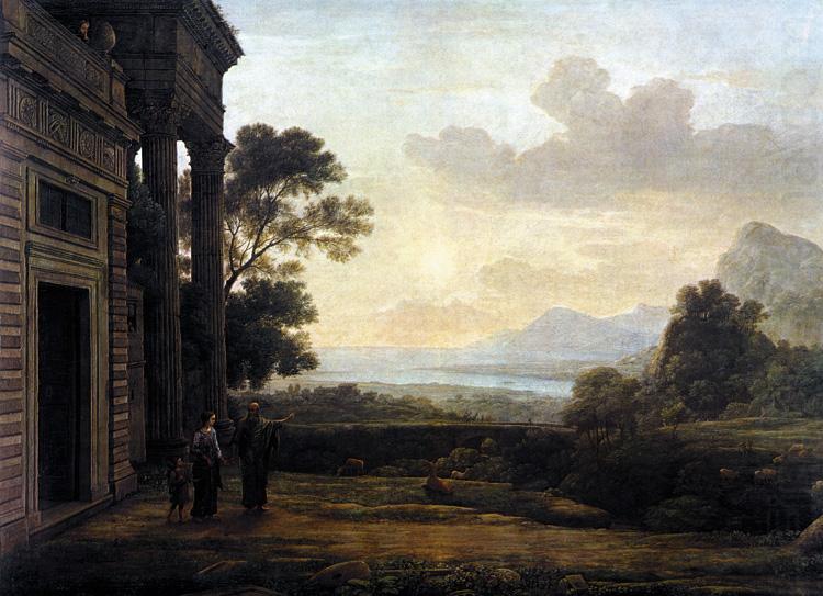 Claude Lorrain Landscape with Abraham Expelling Hagar (mk17) china oil painting image